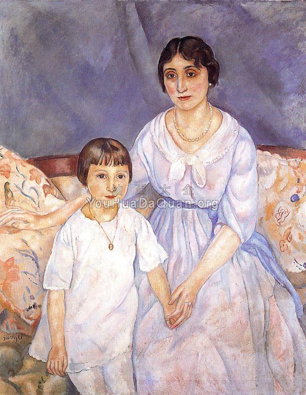 Retrato de la senora de Barris - 华金·苏尼埃尔·德·米罗